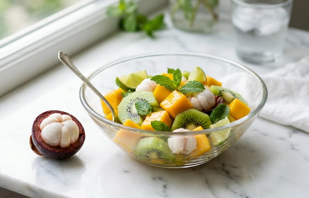 Tropical Fruit Salad with Mangosteen