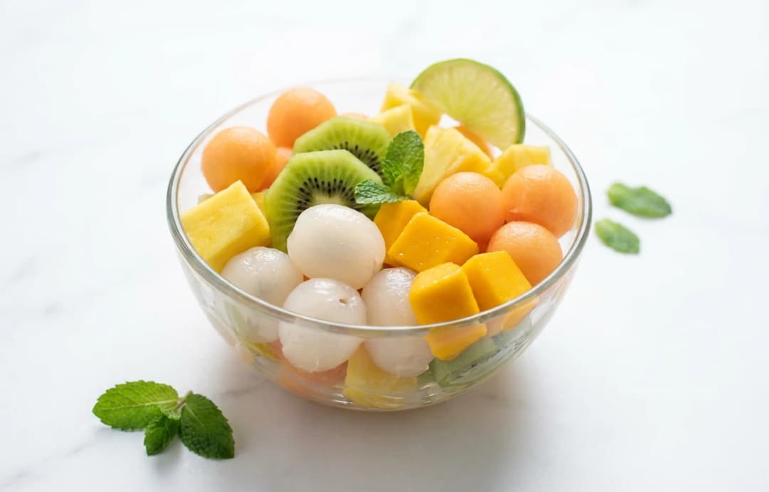 Tropical Fruit Salad with Rambutan