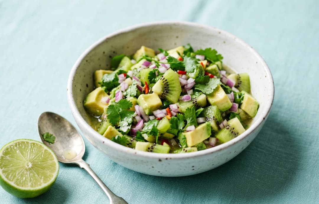 Tropical Kiwi & Avocado Salsa