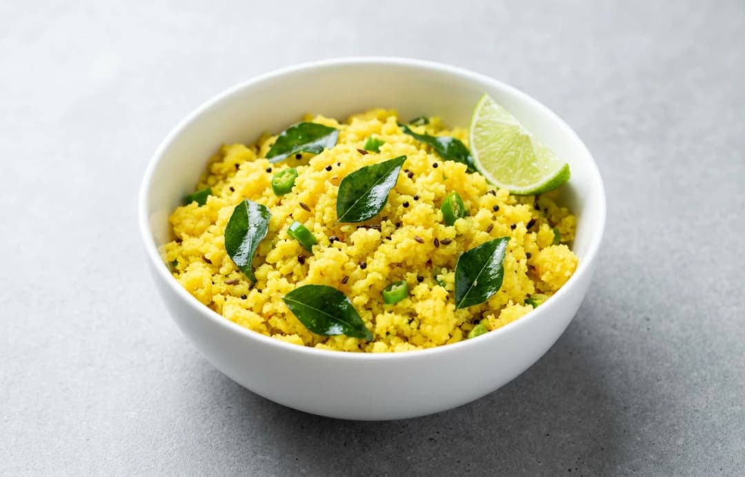 Turmeric Vegetable Upma
