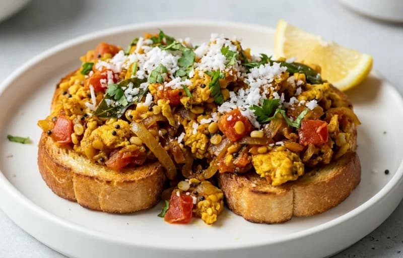 Udupi Egg Masala Toast