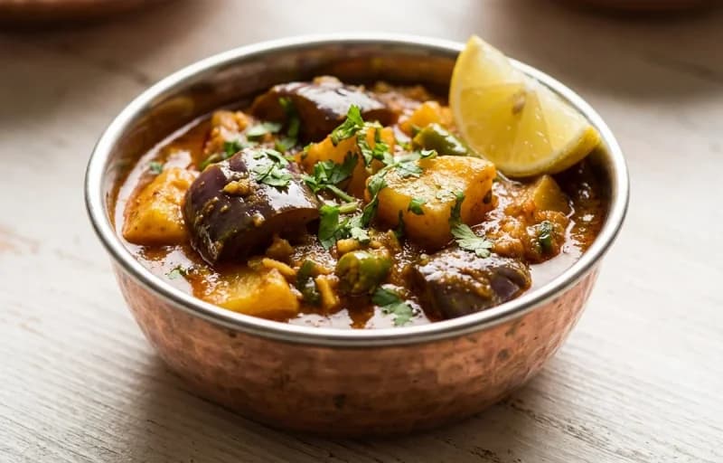 Vagan Batata nu Shaak with Juar Jo Dodo - Recipe 1