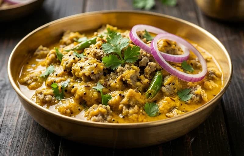 Vagharelo Rotlo, Curd and Mango Pickle - Recipe 1