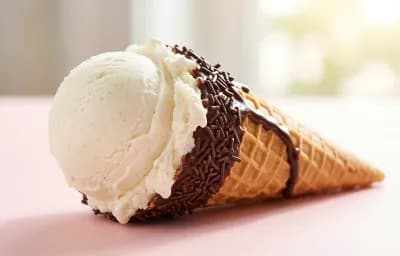 Vanilla Ice Cream Cone