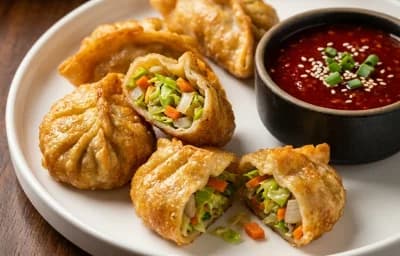 Veg Fried Momos