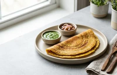 Vegan Moong Dal Cheela
