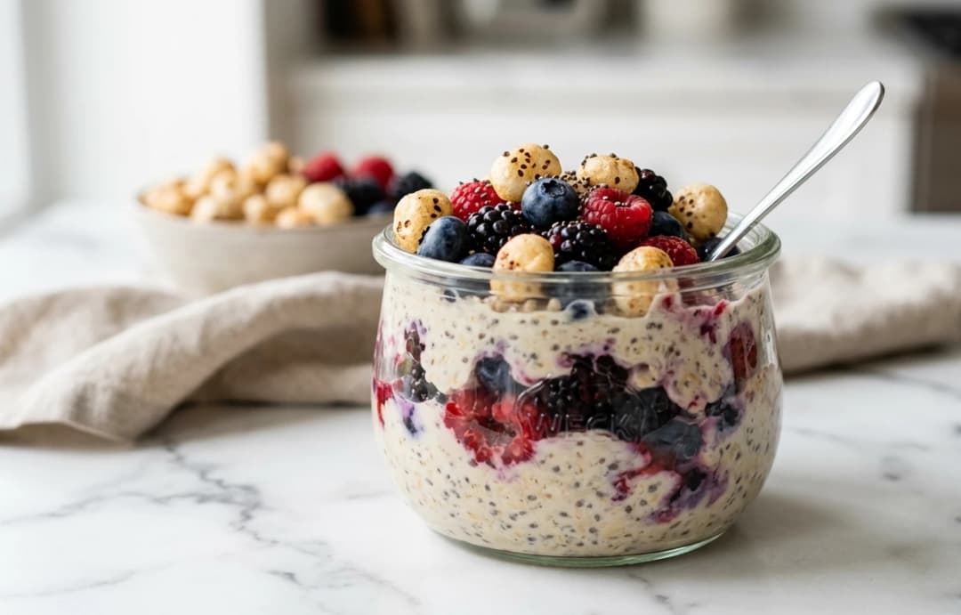 Vegan Protein Overnight Oats
