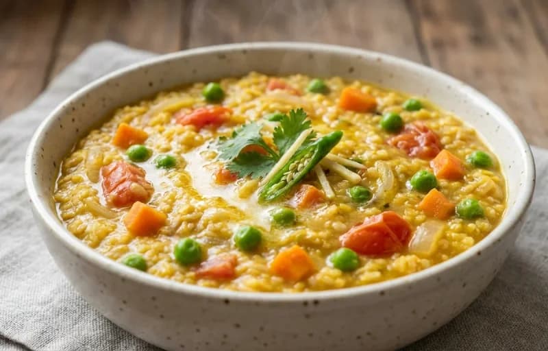 Vegetable Dalia Khichdi