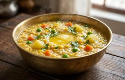 Vegetable Dalia Khichuri