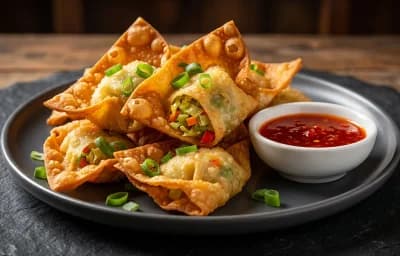 Vegetable Fried Wontons