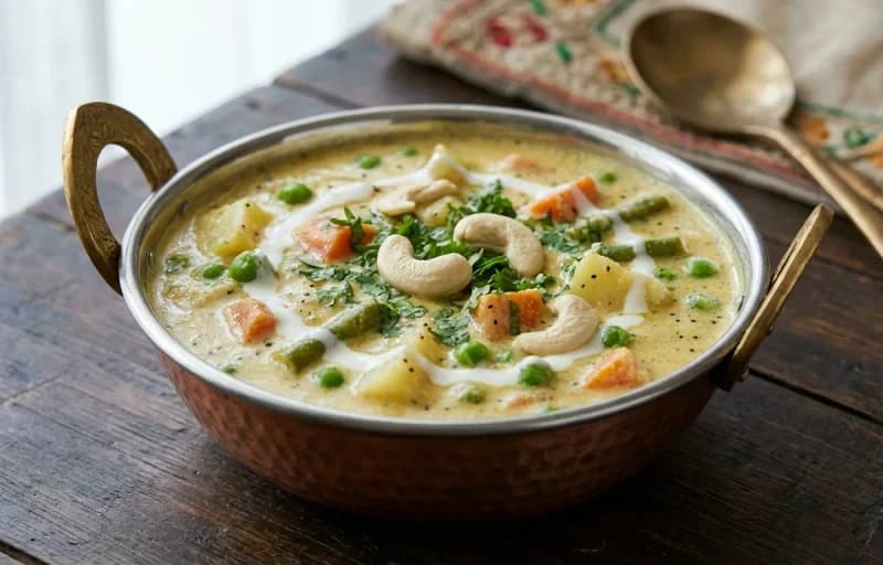 Vegetable Korma with Parotta - Recipe 1