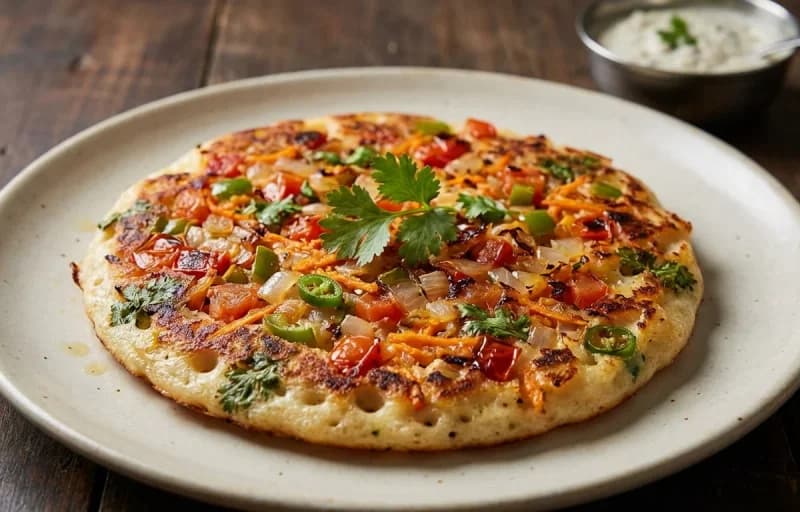 Vegetable Uttapam