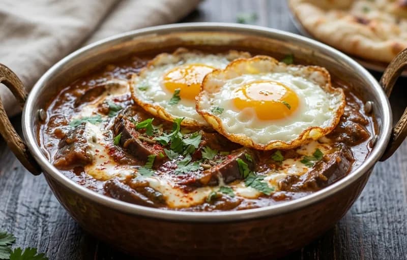 Wangan Hachi with Fried Eggs with Lavasa Bread - Recipe 1