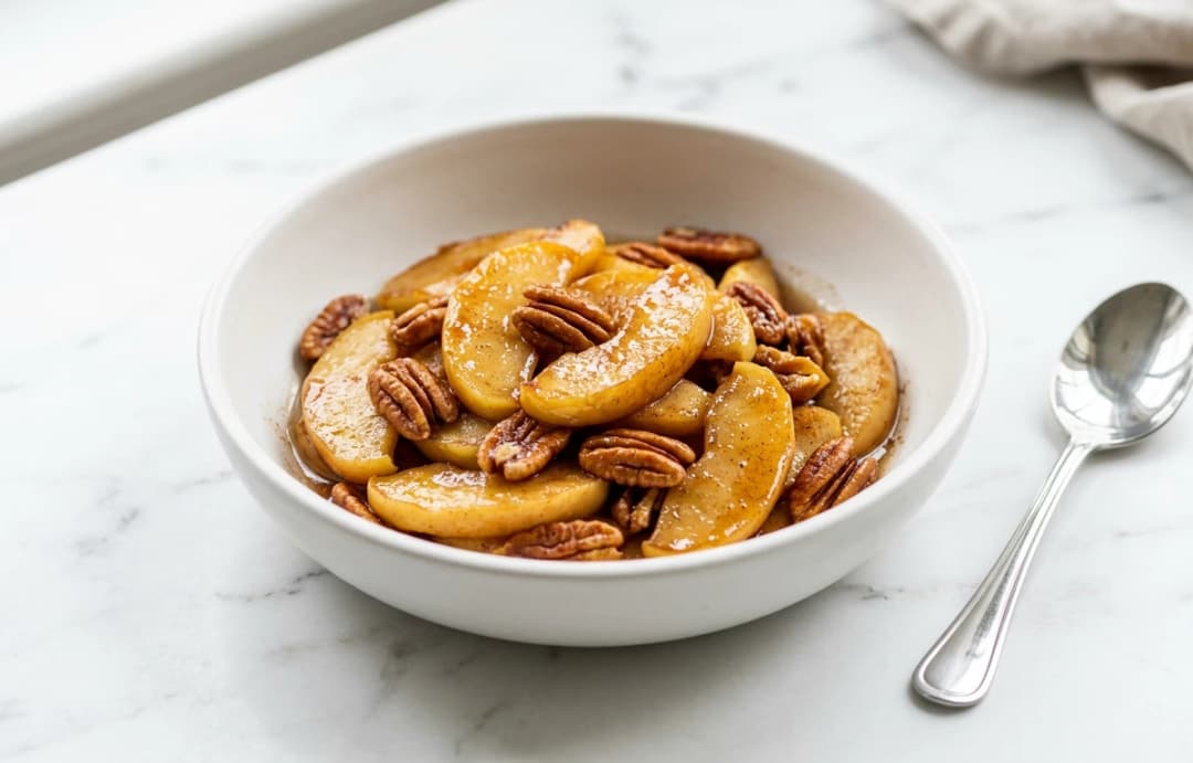 Warm Apple & Pecan Sauté