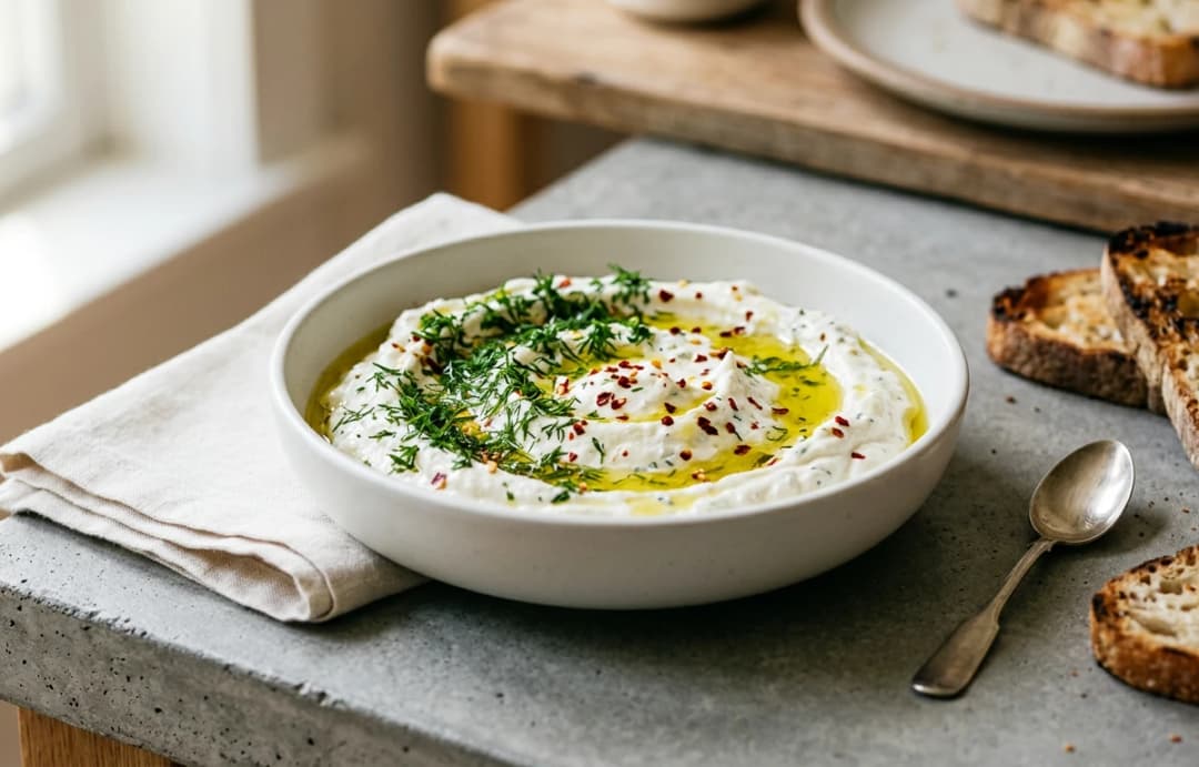 Whipped Feta Dip with Fresh Herbs