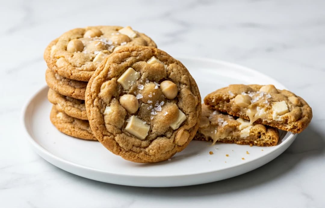 White Chocolate Macadamia Cookies
