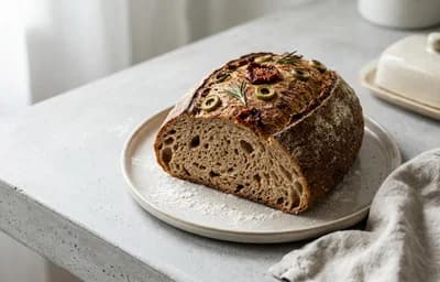 Whole-Grain Crusty Bread