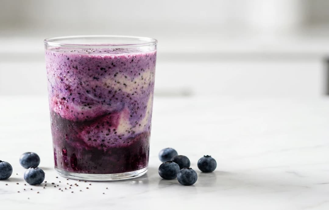Wild Blueberry Protein Smoothie