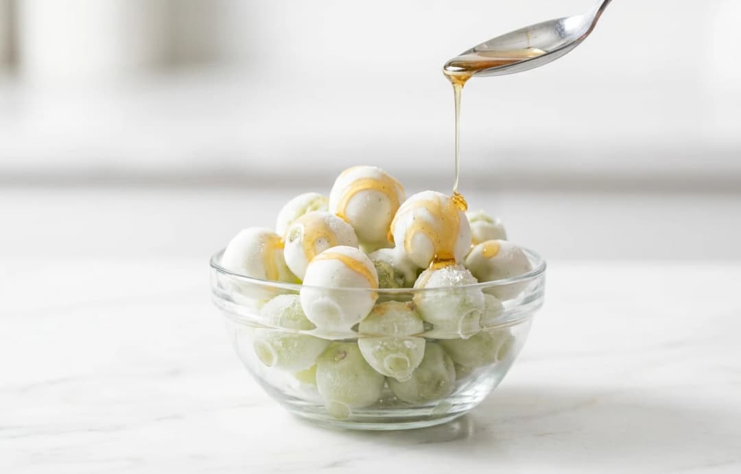 Yogurt-Dipped Frozen Grapes