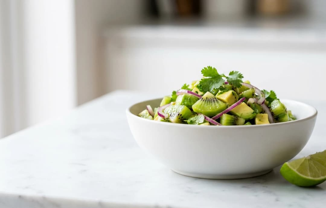 Zesty Kiwi & Avocado Salsa