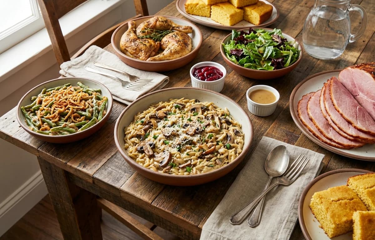 Creamy Mushroom Orzo