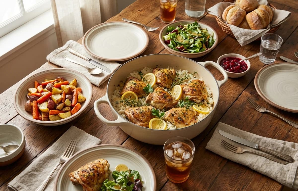 Lemon Herb Chicken and Rice