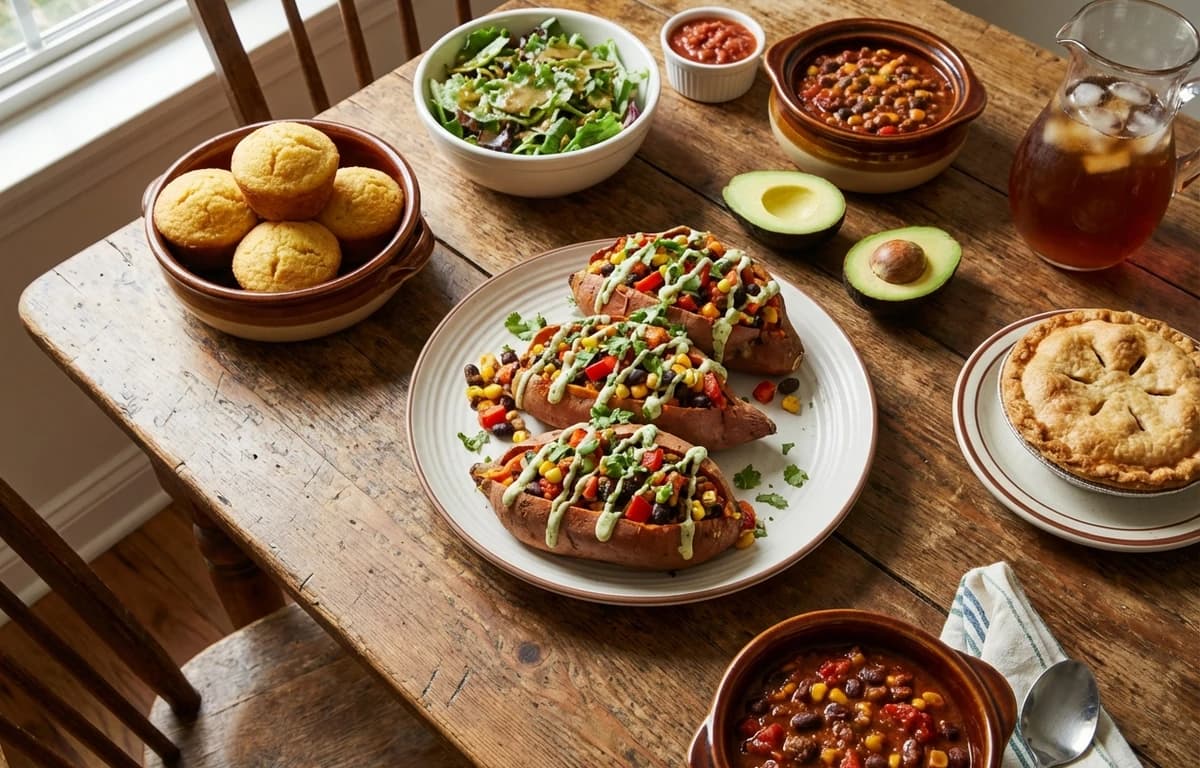 Stuffed Sweet Potatoes