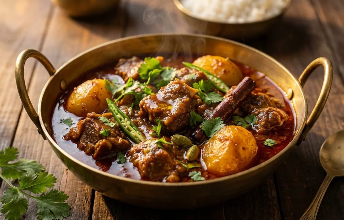 Aloo Mutton Kassa