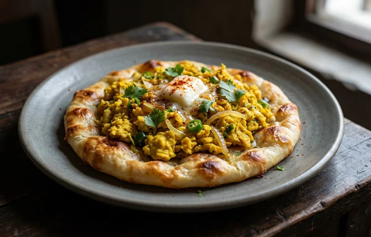 Amritsari Anda Kulcha