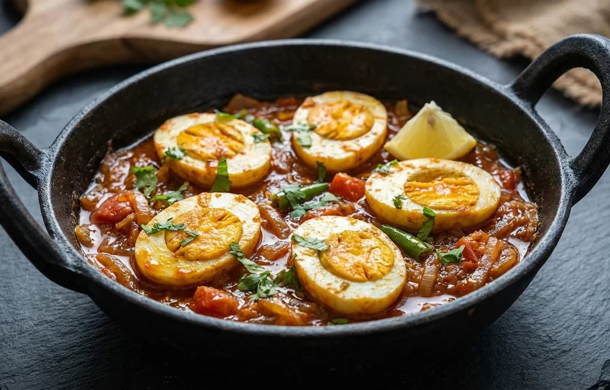 Amritsari Tawa Egg Masala