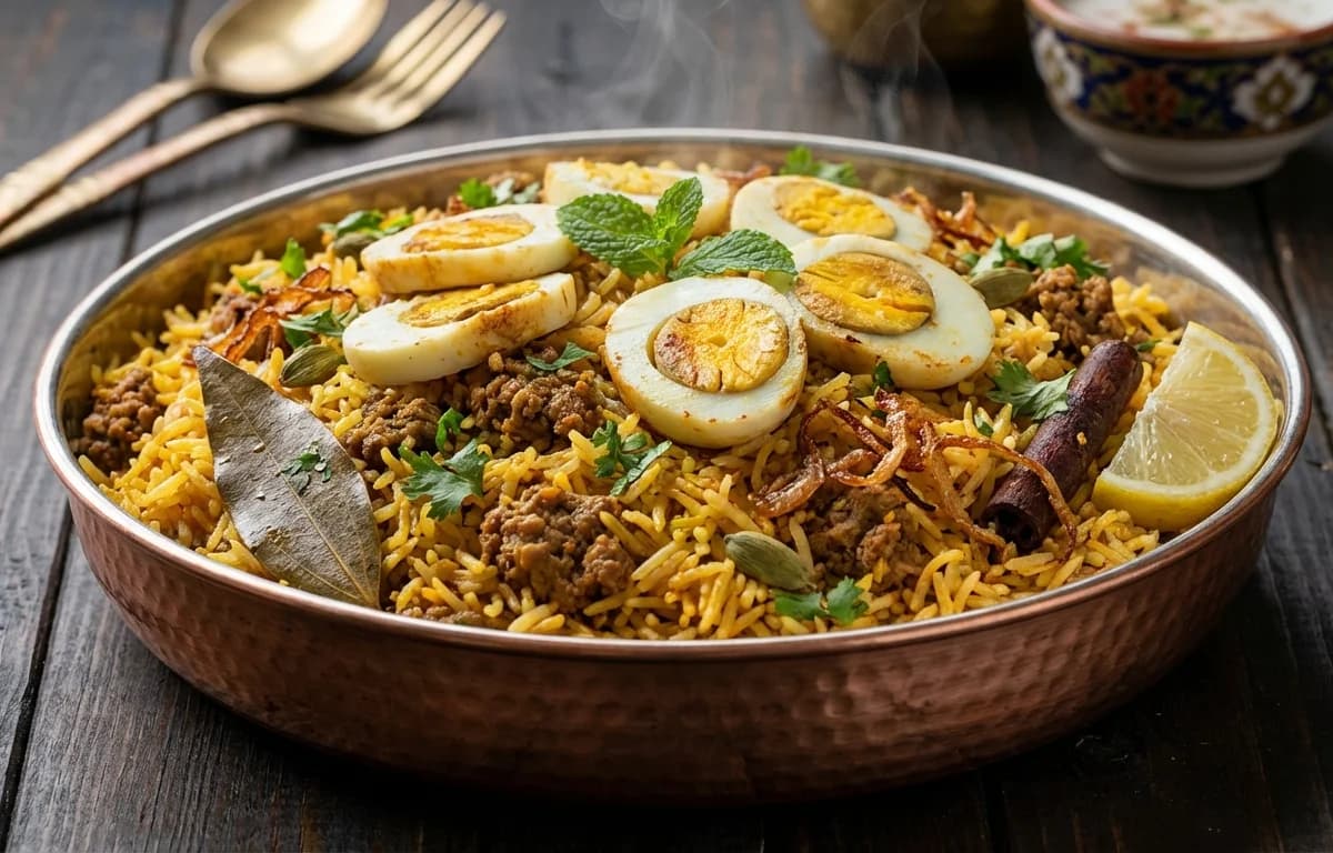 Anda Keema Pulao