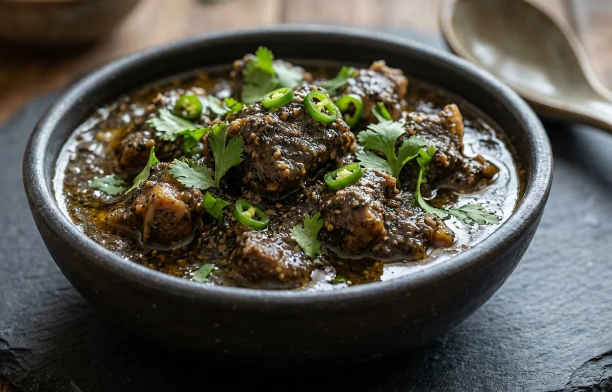 Assamese Black Sesame Mutton
