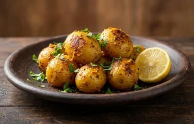 Assamese Grilled Potatoes
