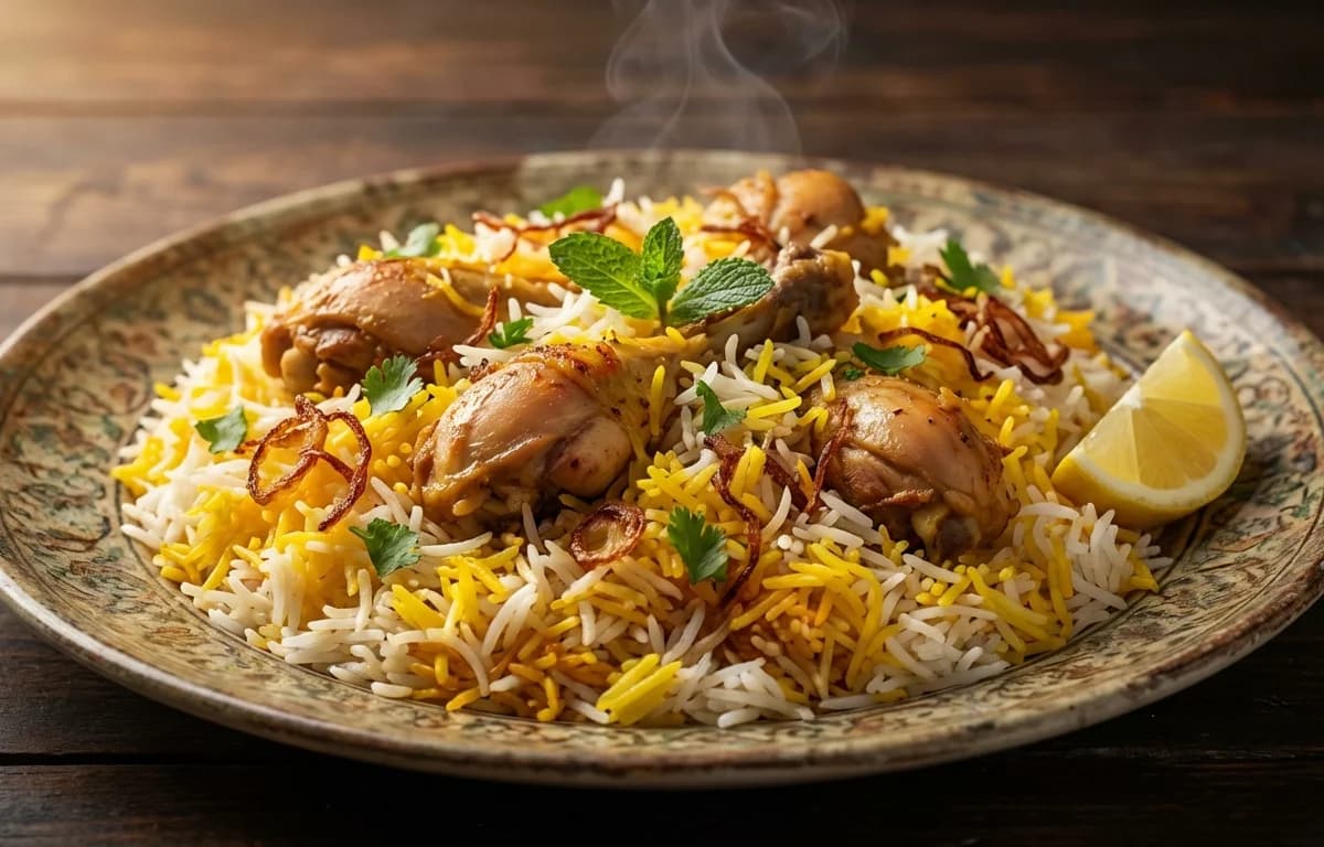 Awadhi Chicken Biryani