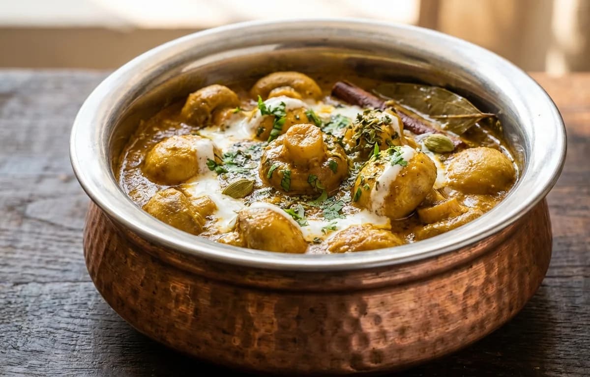 Awadhi Mushroom Masala