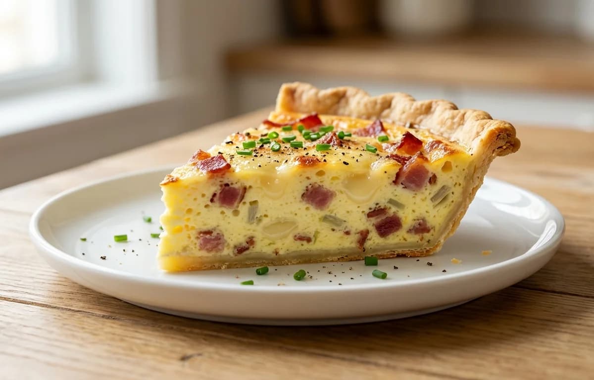 Bacon and Swiss Quiche