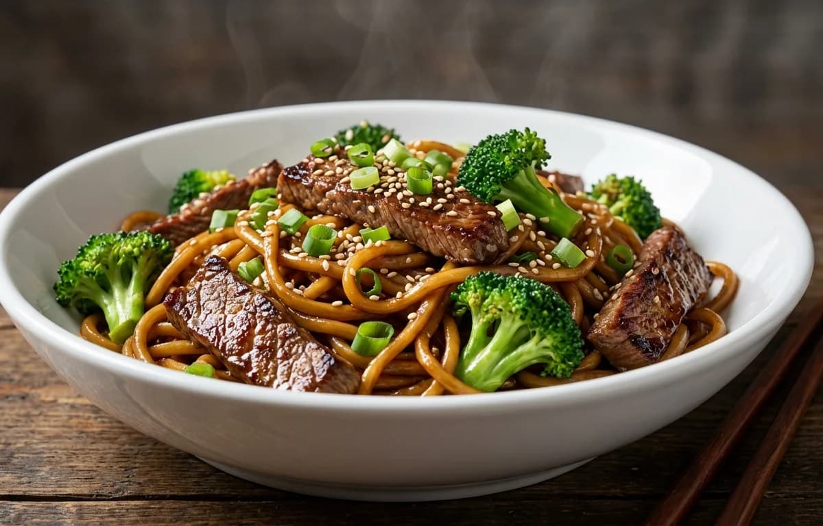 Beef and Broccoli Lo Mein
