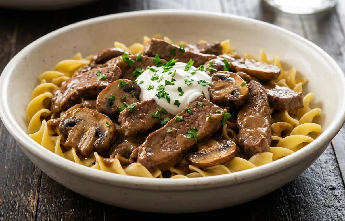 Beef Stroganoff