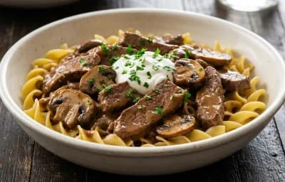 Beef Stroganoff