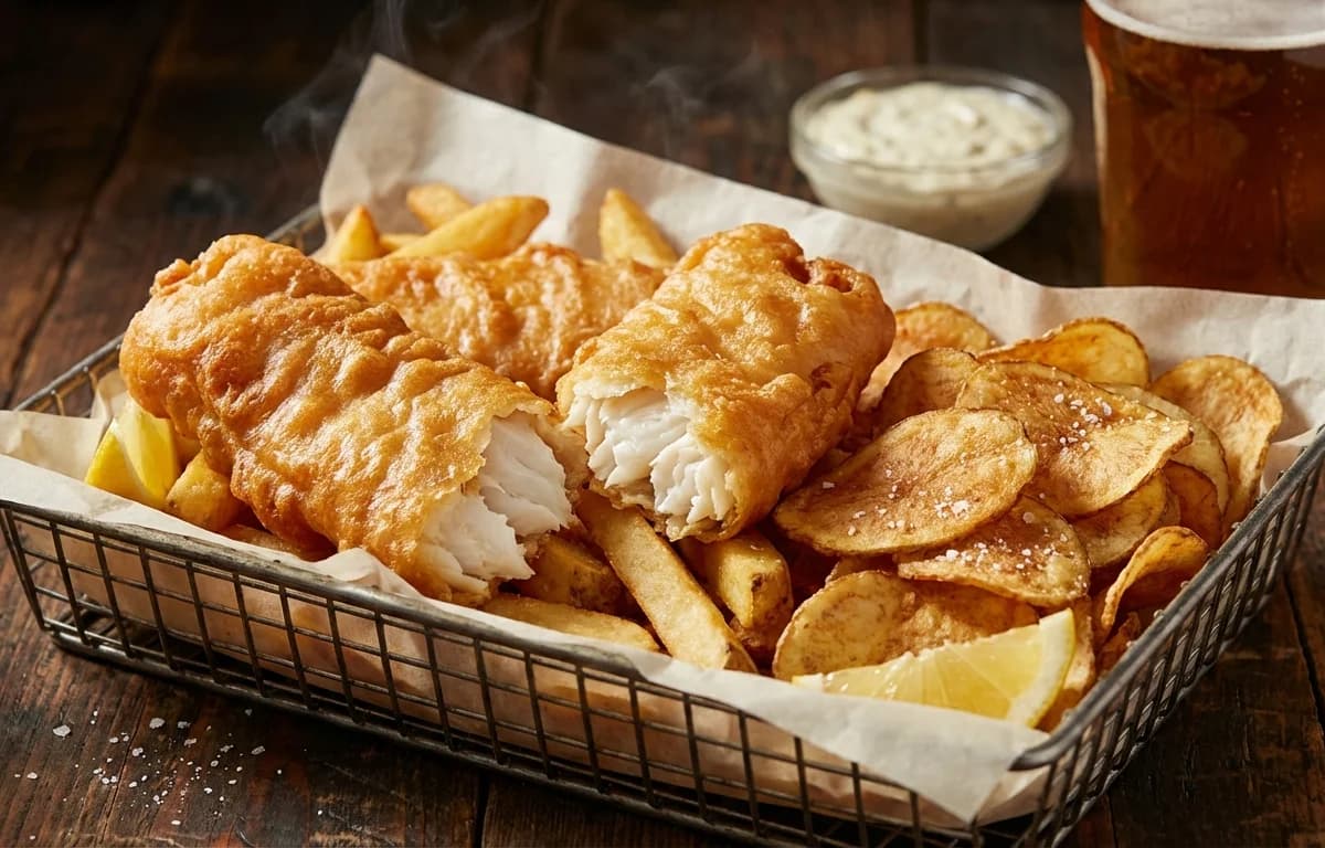Beer Battered Fish and Chips