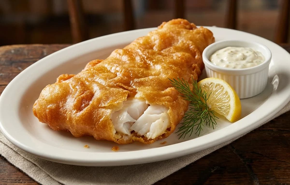 Beer Battered Halibut