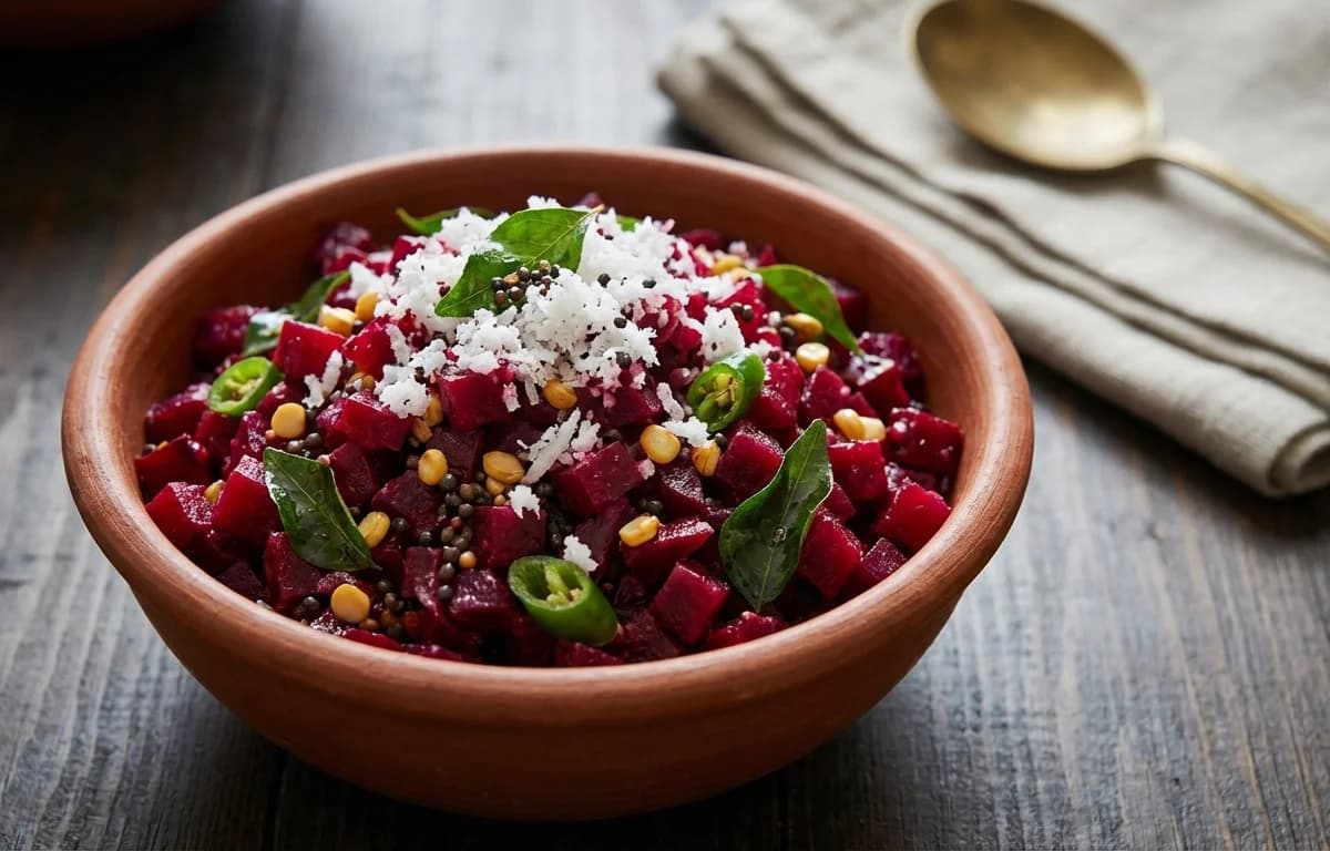 Beetroot Poriyal