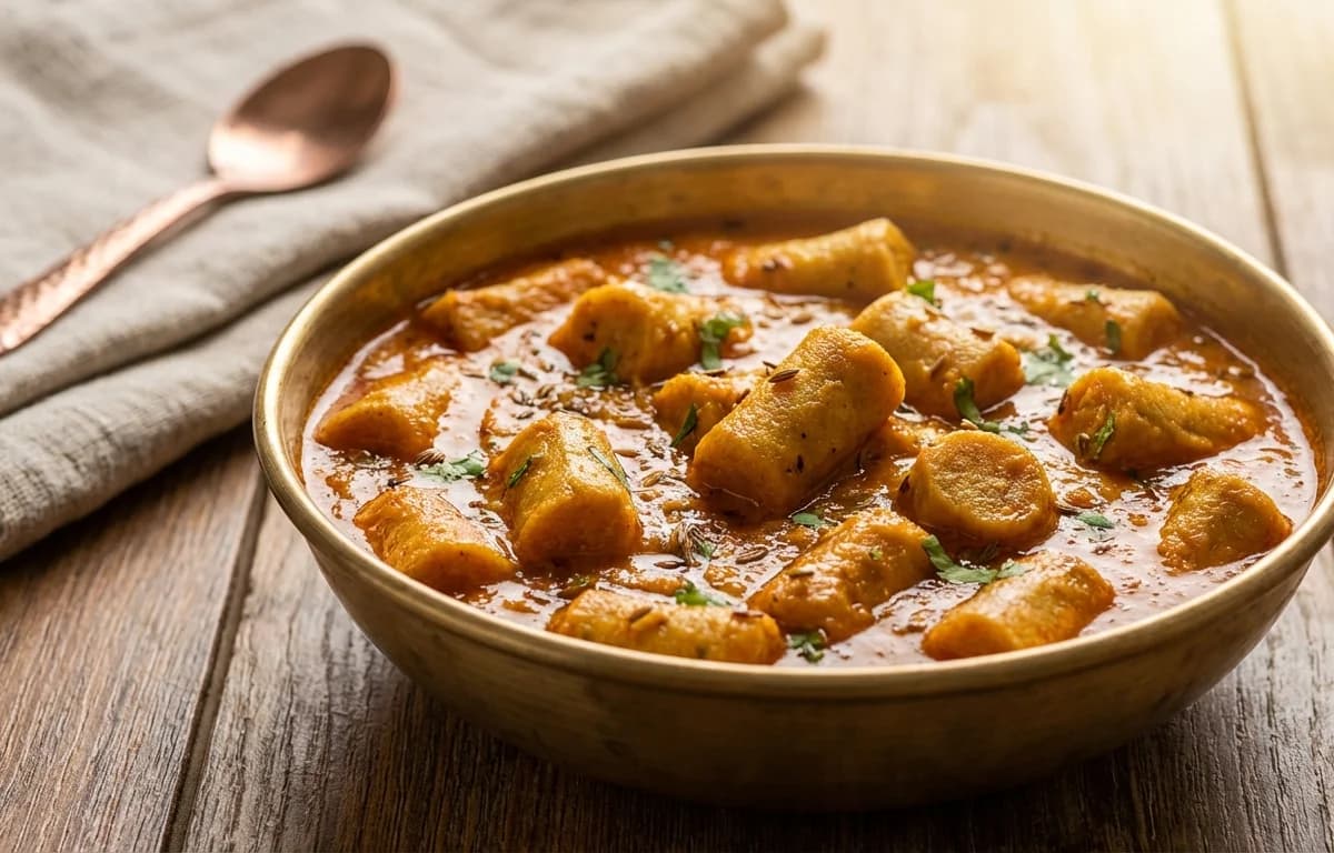 Besan Gatte ki Sabzi