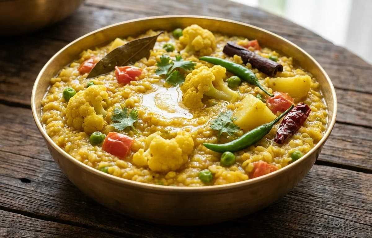 Bhaja Moong Dal Khichuri