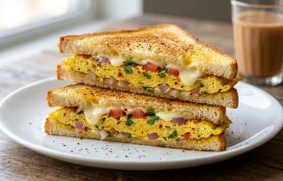 Bread Omelette Sandwich