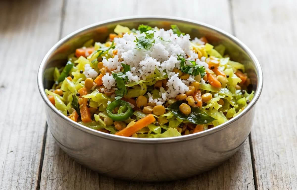 Cabbage Carrot Palya