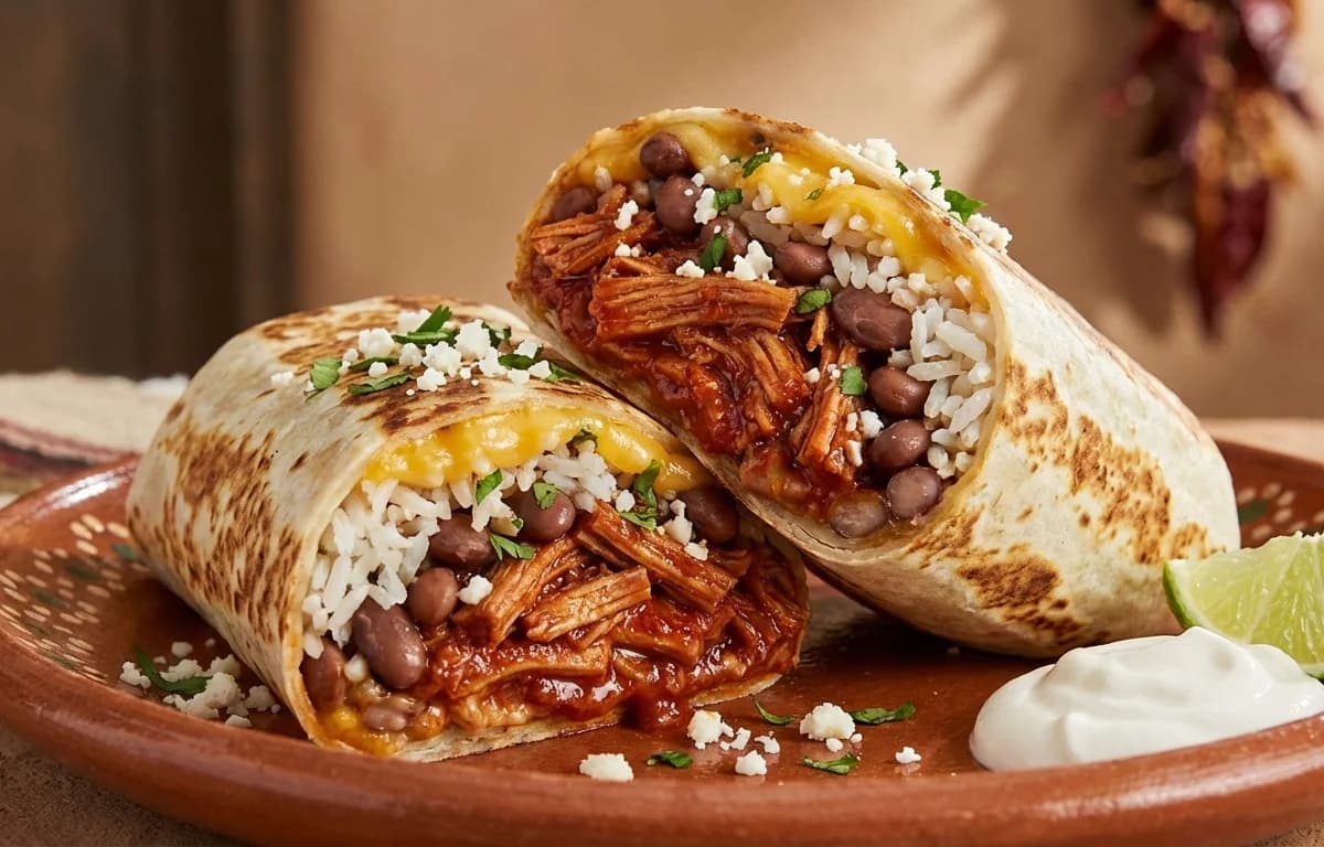 Carne Adovada Burrito