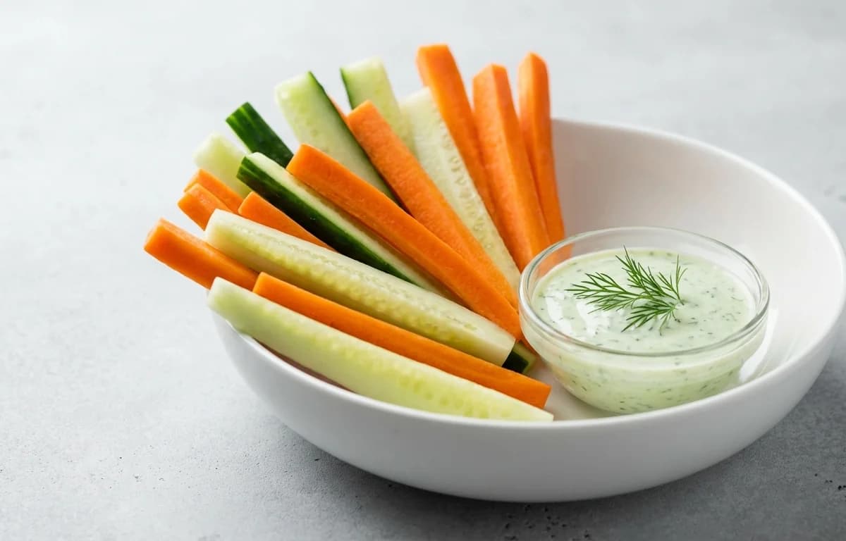 Carrot and Cucumber Sticks