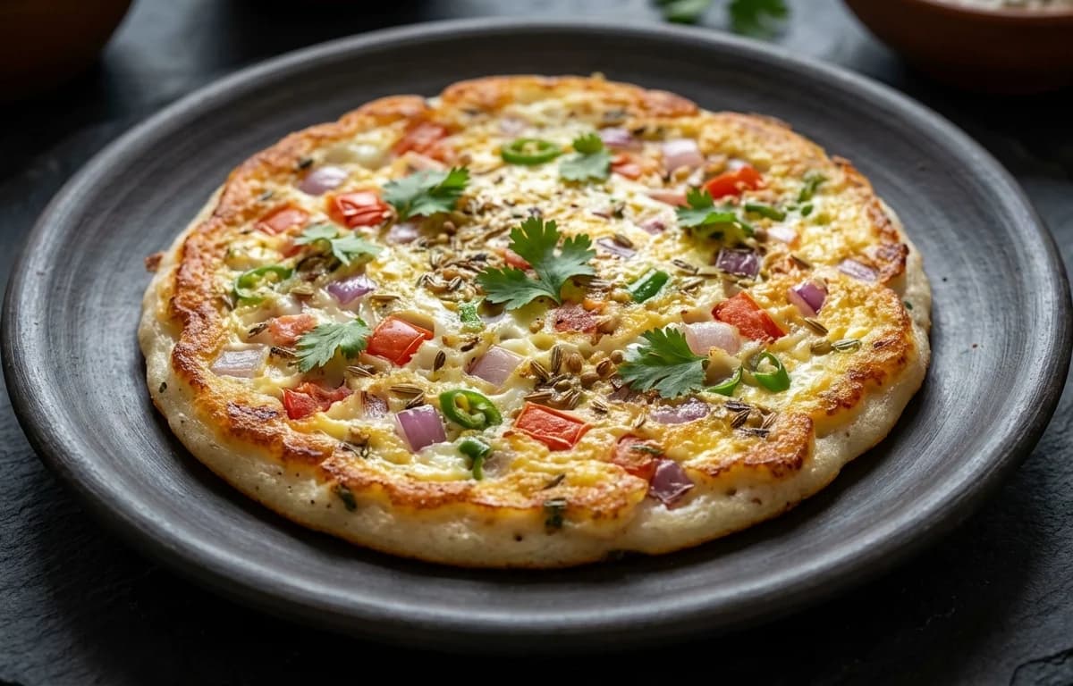 Chettinad Egg Uthappam