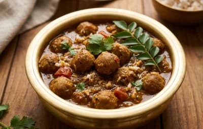 Chettinad Soya Chunks Curry